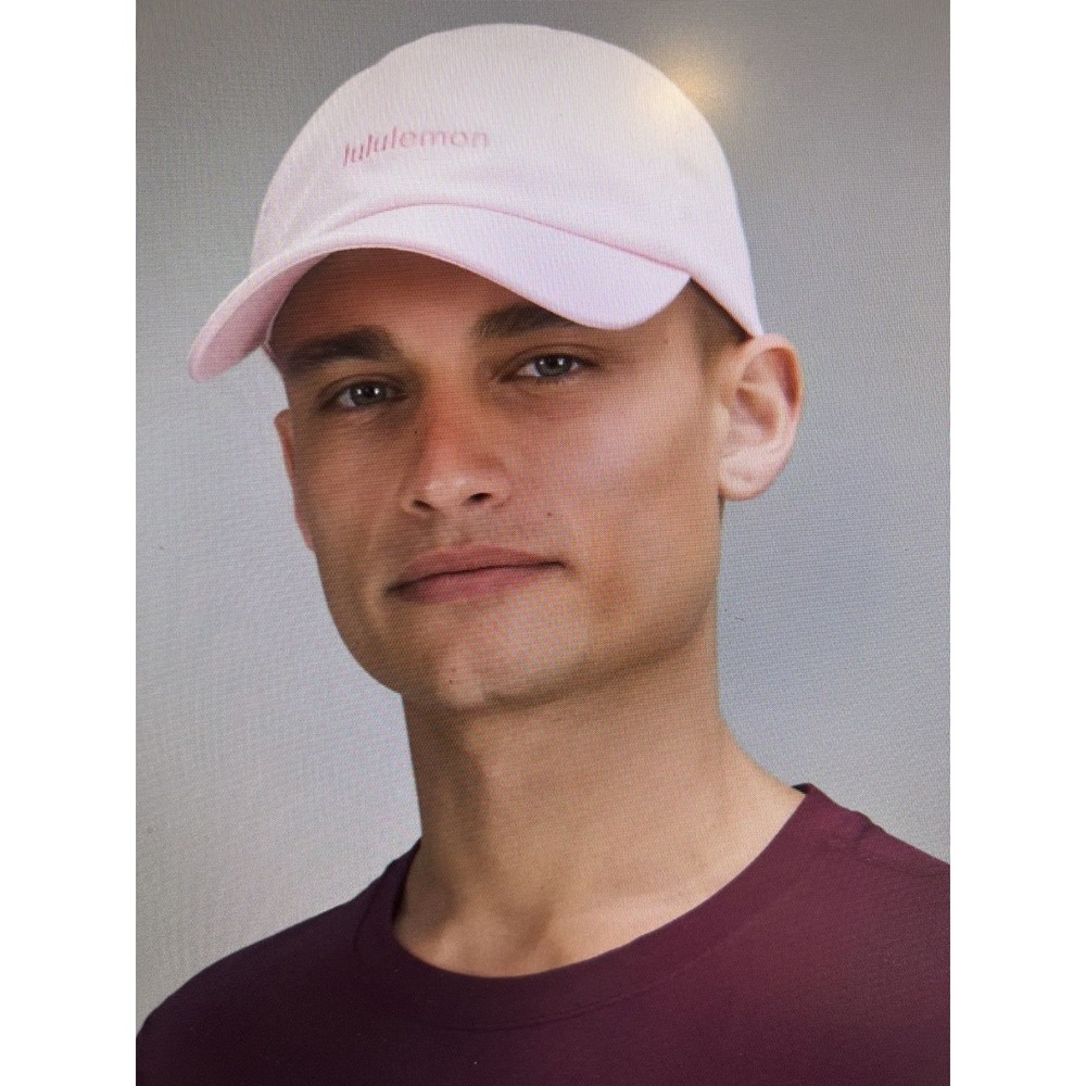 Lululemon Classic Ball Cap Wordmark S/M Mikeshake/sakura Pink - Picture 8 of 8